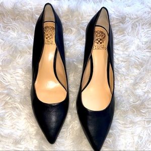 Vince Camuto heels black size 11 soft leather